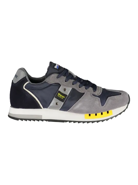 "Blauer Sneakers im Sale | Blauer Queens Sport Sneaker Grau-Blau online kaufen"|Planet-Deluxe