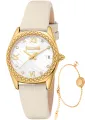 Goldene Just Cavalli Uhr und Armband