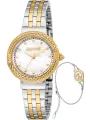 Goldene Just Cavalli Damenuhr Grau