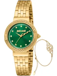 Goldene Just Cavalli Damenuhr Gelb