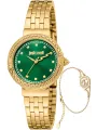 Goldene Just Cavalli Damenuhr Gelb