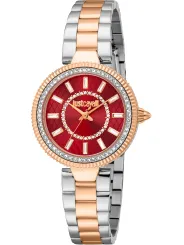 Diamantbesetzte Just Cavalli Uhr Grau