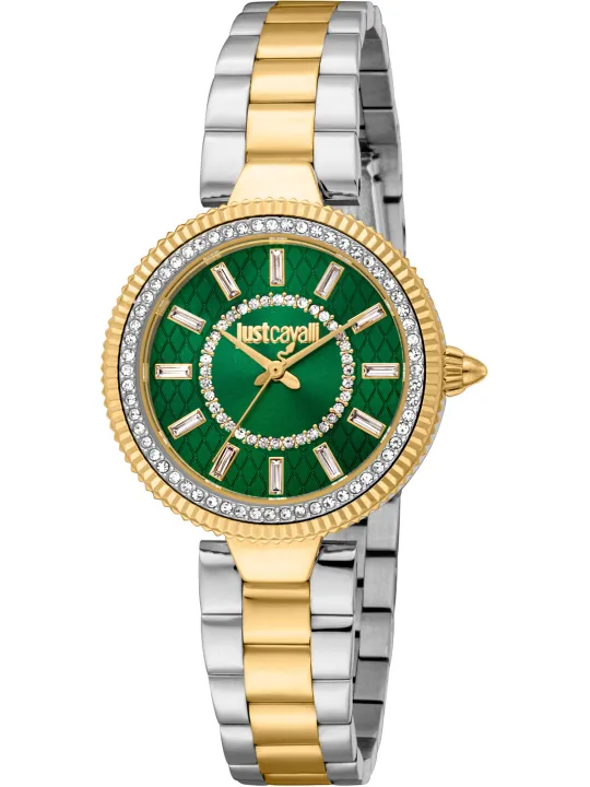 Just Cavalli gold crystal detail Uhr