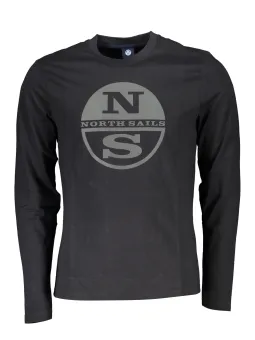 "North Sails Langarm T-Shirt Schwarz - Maritime Eleganz"