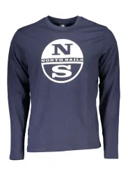 "North Sails T-Shirts im Sale | North Sails Blaues Langarmshirt aus recycelten Fasern online kaufen"|Planet-Deluxe