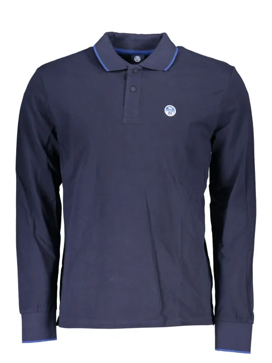 "North Sails Poloshirts im Sale | NORTH SAILS LANGÄRMELIGES POLOSHIRT FÜR HERREN BLAU online kaufen"|Planet-Deluxe