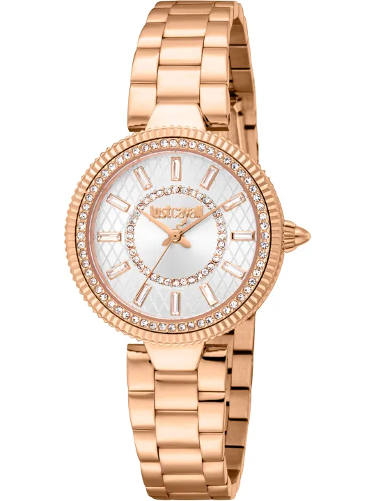 Goldene Just Cavalli Damenarmbanduhr Gelb