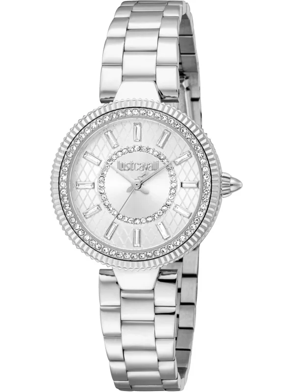 Just Cavalli Diamant Edelstahl Armbanduhr Just Cavalli Diamant Edelstahl Armbanduhr