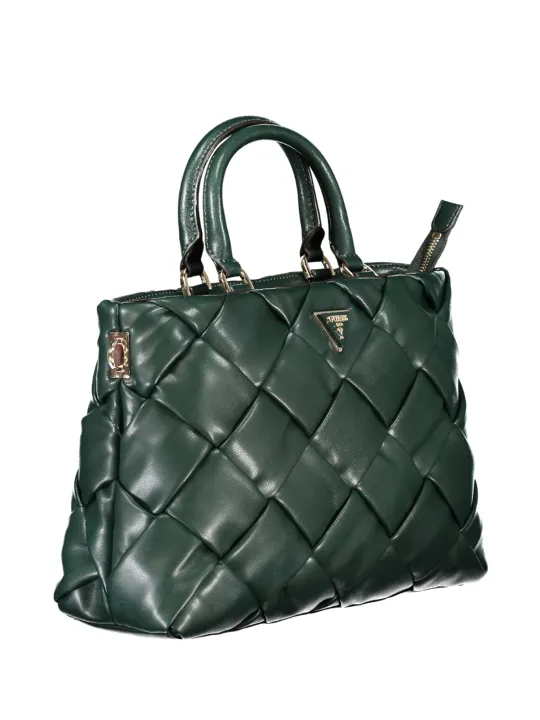 GUESS JEANS Elegante Schultertasche in Waldgrün - Einzigartig