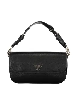 GUESS Stilvolle Schwarze Schultertasche – Einzigartiges Design