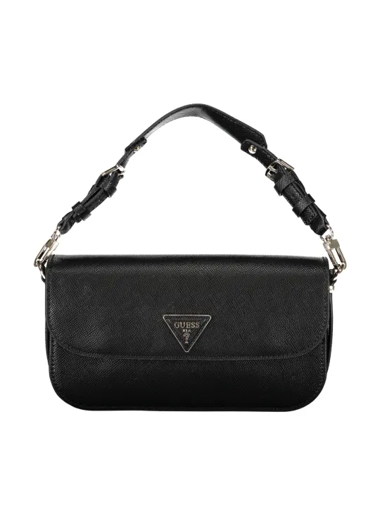 "GUESS JEANS Einzelstücke & Seltenheiten im Sale | **GUESS Stilvolle Schultertasche Schwarz** online kaufen"|Planet-Deluxe