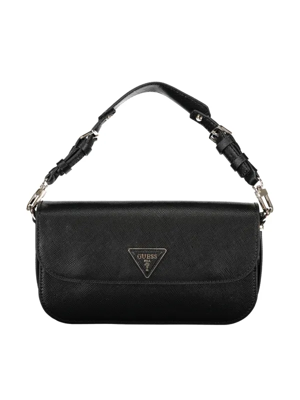 "GUESS JEANS Einzelstücke & Seltenheiten im Sale | **GUESS Stilvolle Schultertasche Schwarz** online kaufen"|Planet-Deluxe