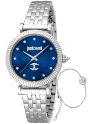 Graue Just Cavalli Diamant Damen Uhr