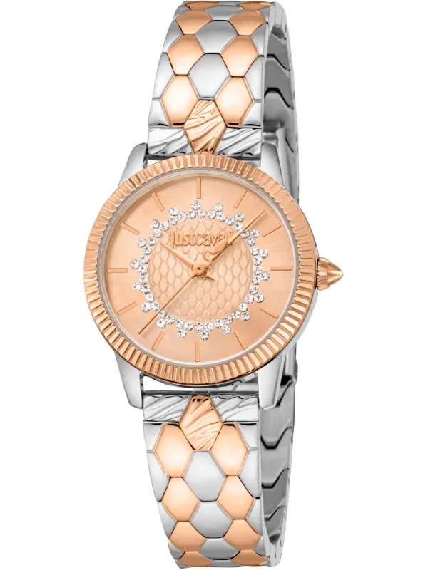 Elegante Just Cavalli Damenuhr Grau Elegante Just Cavalli Damenuhr Grau