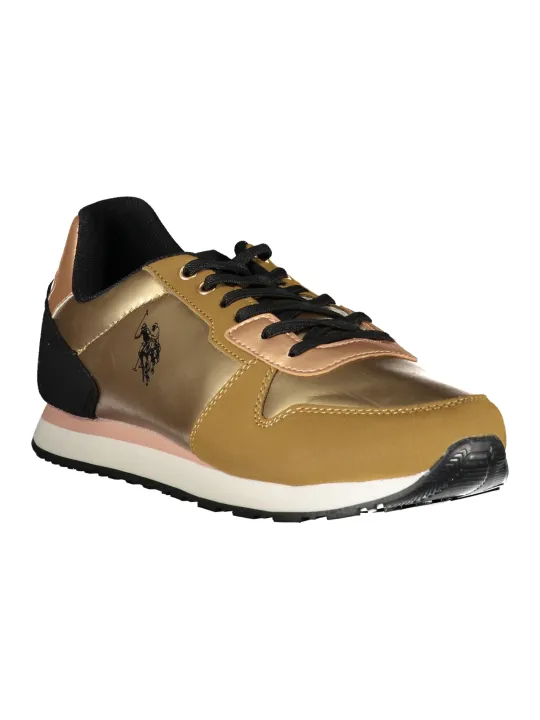 "U.s. Polo Assn. Startseite im Sale | US POLO ASSN. GOLDENE SPORTSCHUHE FÜR DAMEN online kaufen"|Planet-Deluxe