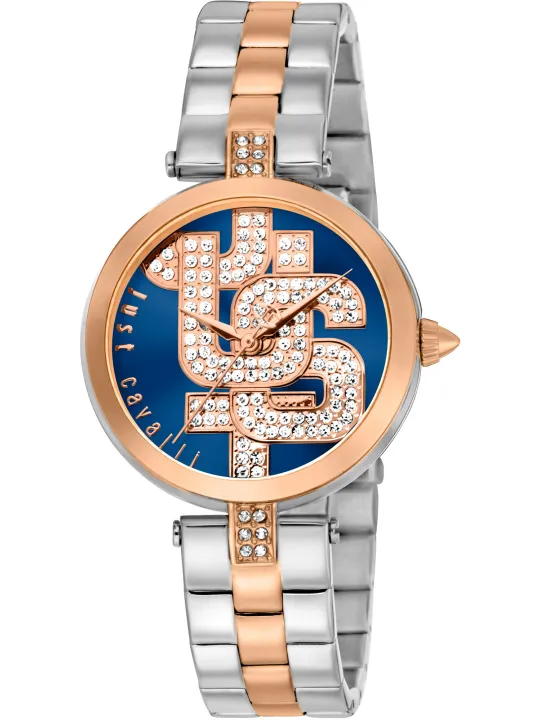 Just Cavalli Kristall JC Gelbe Uhr