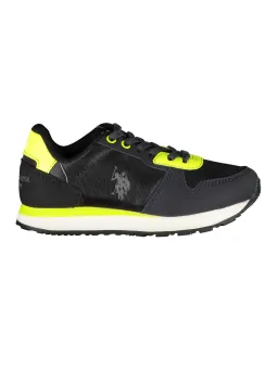 "U.S. Polo Assn. Sportlicher Sneaker Schwarz-Gelb"