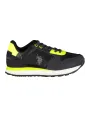 "U.S. Polo Assn. Sportlicher Sneaker Schwarz-Gelb"