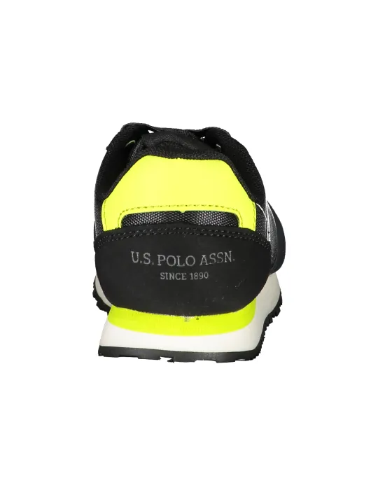 "U.S. Polo Assn. Sportlicher Sneaker Schwarz-Gelb"