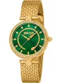 Goldene Just Cavalli Uhr mit Diamanten