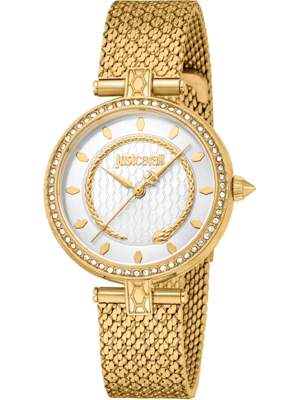 Goldene Just Cavalli Damenuhr Gelb Goldene Just Cavalli Damenuhr Gelb