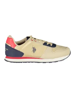 U.S. Polo Assn. Herren-Leder-Sneaker Tan - Stil & Komfort