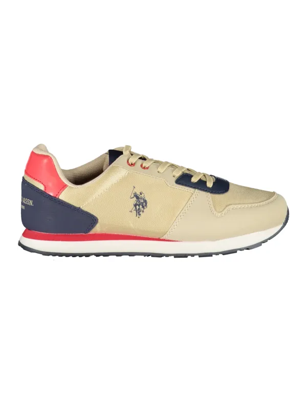 U.S. Polo Assn. Herren-Leder-Sneaker Tan - Stil & Komfort