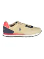 U.S. Polo Assn. Herren-Leder-Sneaker Tan - Stil & Komfort
