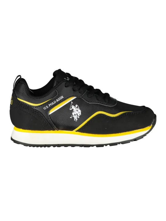 "U.S. Polo Assn. Unisex-Sneaker - Stil in Schwarz, Gelb, Weiß"