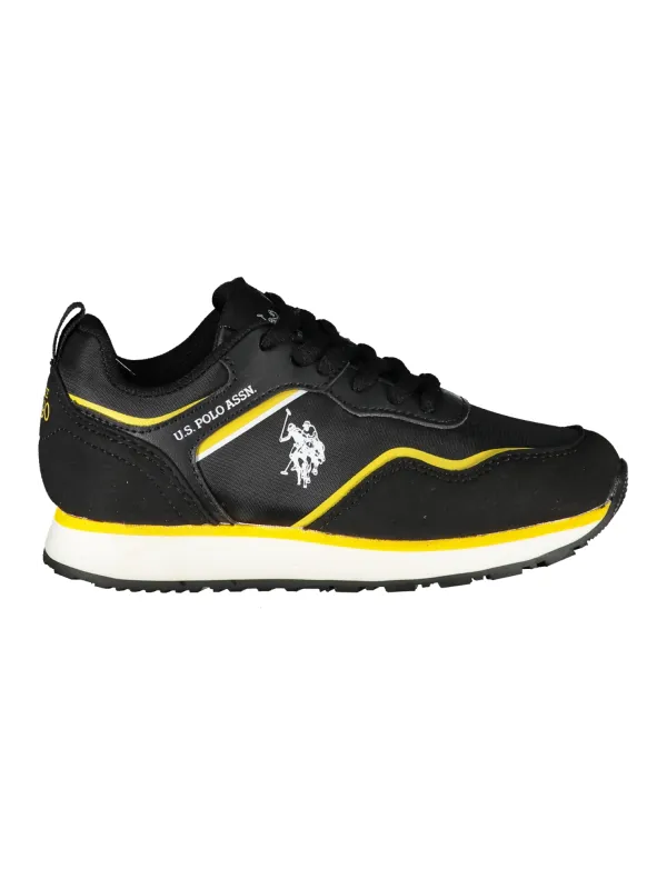 "U.S. Polo Assn. Unisex-Sneaker - Stil in Schwarz, Gelb, Weiß"
