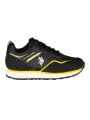 "U.S. Polo Assn. Unisex-Sneaker - Stil in Schwarz, Gelb, Weiß"