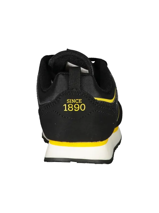 "U.S. Polo Assn. Unisex-Sneaker - Stil in Schwarz, Gelb, Weiß"