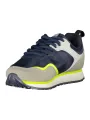 "U.S. Polo Assn. Sneaker: Grau-Blau-Gelb mit Kontrastdetails"