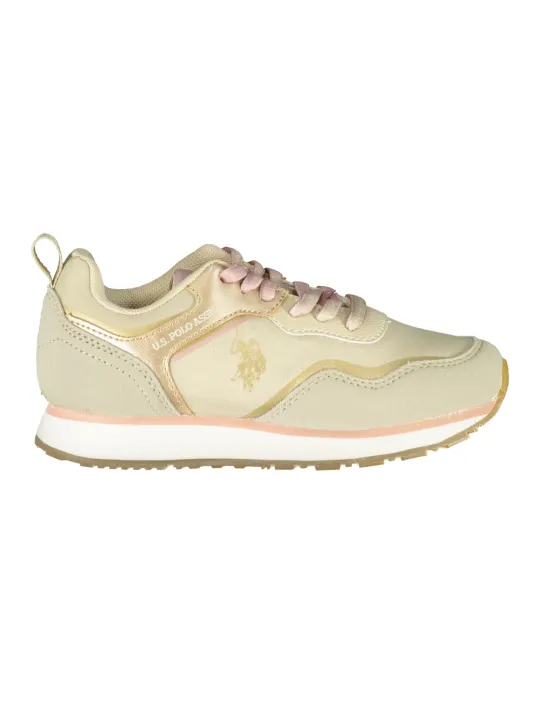 "U.s. Polo Assn. Sneakers im Sale | Polo Active Sneaker Beige Gold Pink online kaufen"|Planet-Deluxe