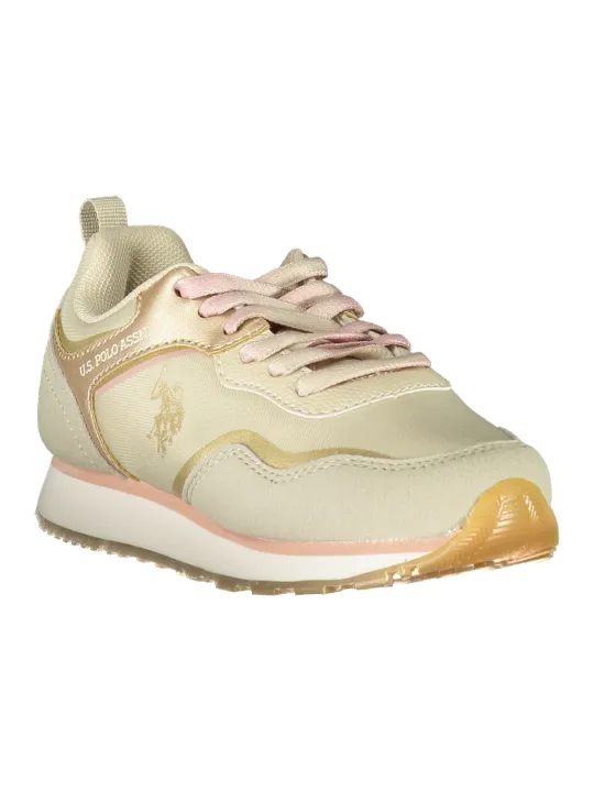 "U.s. Polo Assn. Sneakers im Sale | Polo Active Sneaker Beige Gold Pink online kaufen"|Planet-Deluxe