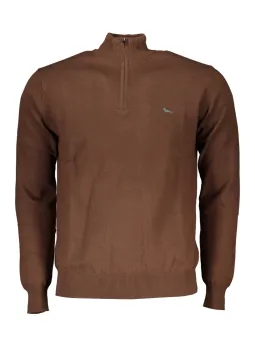 Harmont Blaine Eleganter Herrenpullover Dunkelbraun