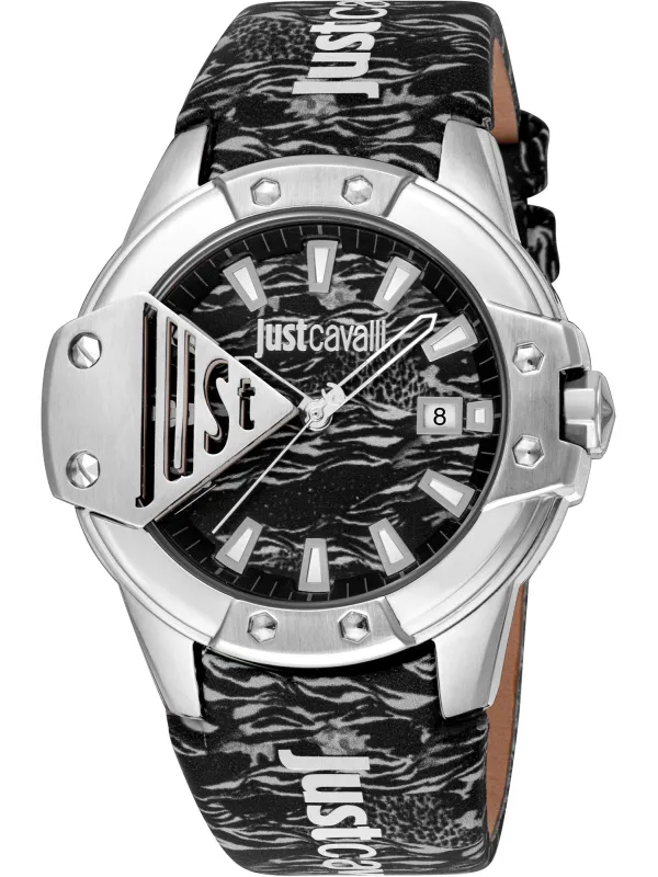 Just Cavalli Zebra-Print Herrenuhr Just Cavalli Zebra-Print Herrenuhr