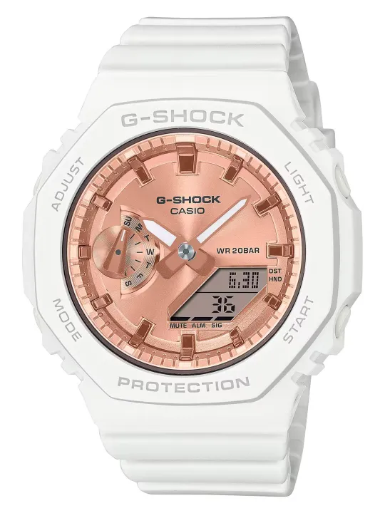 Weißes Casio G-Shock Uhr Damen