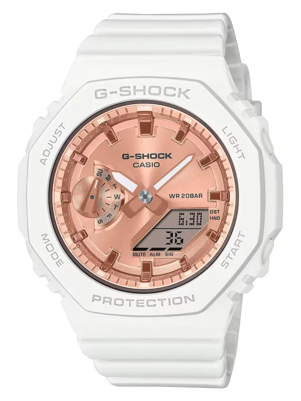 Weißes Casio G-Shock Uhr Damen