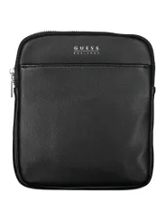 GUESS JEANS: Elegante Leder-Messenger Bag für Stilbewusste
