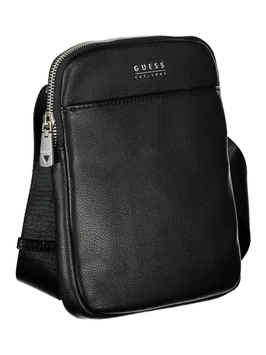 GUESS JEANS: Elegante Leder-Messenger Bag für Stilbewusste