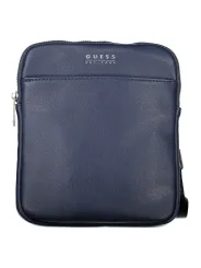 Guess Jeans Messenger Bag aus Marineblauem Leder