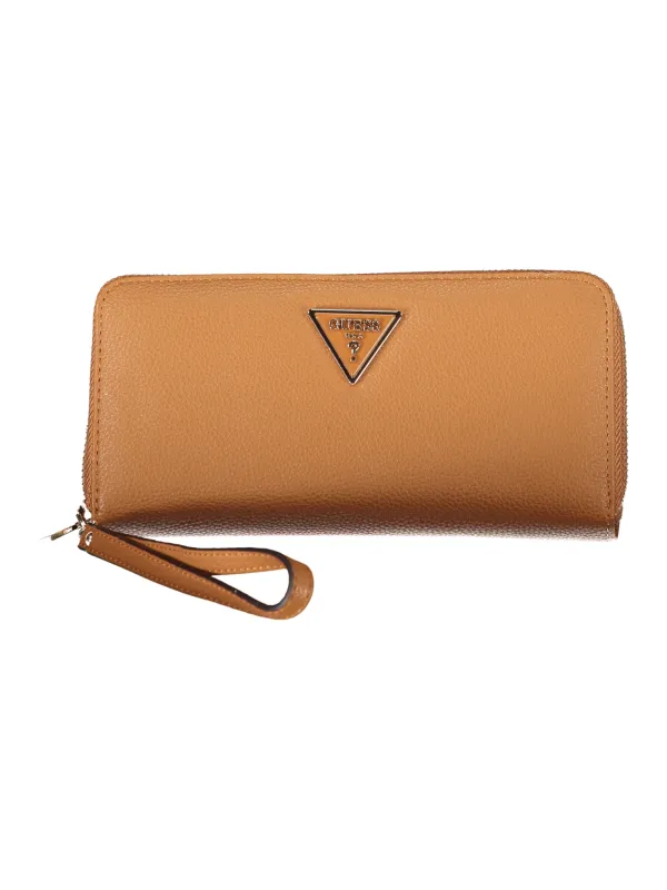 GUESS Jeans Cognac Geldbörse – Stilvoll & Funktional GUESS Jeans Cognac Geldbörse – Stilvoll & Funktional