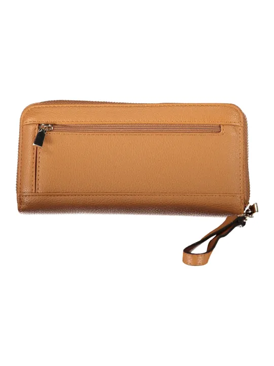 GUESS Jeans Cognac Geldbörse – Stilvoll & Funktional