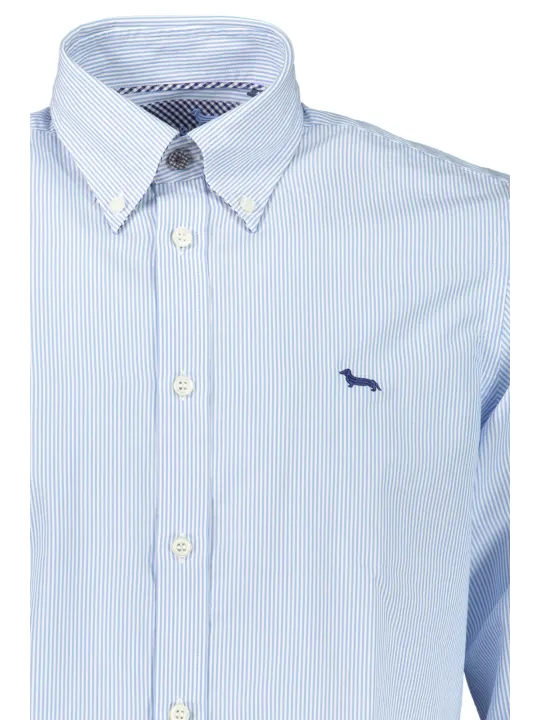 "Harmont & Blaine Startseite im Sale | HARMONT &amp BLAINE BLAUES LANGARMHEMD FÜR HERREN online kaufen"|Planet-Deluxe
