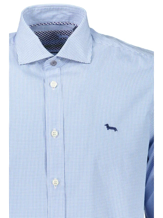 "Harmont & Blaine Hemden im Sale | Bio-Baumwollhemd Slim Fit mit Kontrastdetails und französischem Kragen online kaufen"|Planet-Deluxe