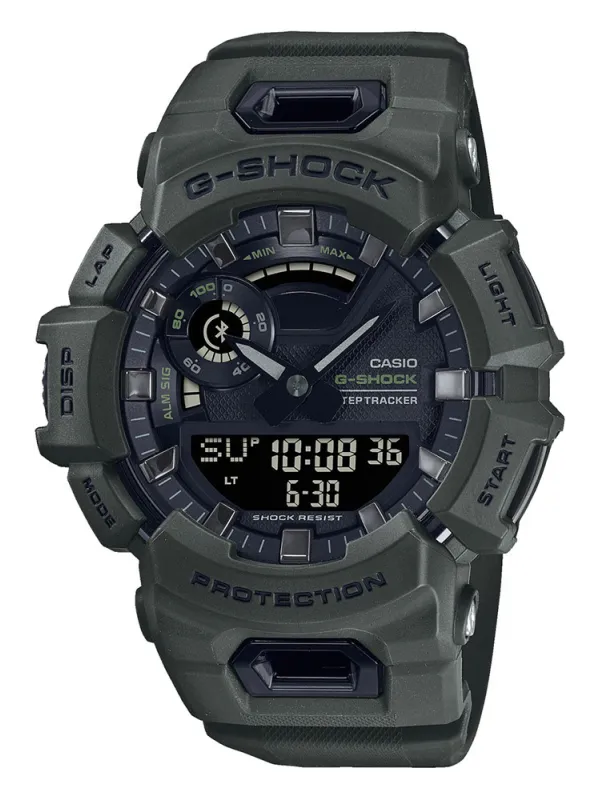 Grüne digitale Casio G-Shock Uhr
