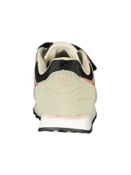 U.S. POLO Low-Top Sneaker - Leder Mix Schwarz/Beige