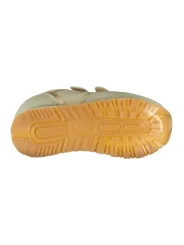 U.S. POLO Kinder-Sneaker: Hellbeige mit Goldakzenten