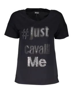 Just Cavalli T-Shirt - Stilvoll & Elegant in Schwarz